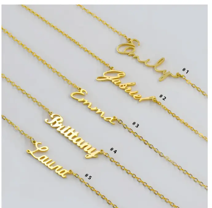 COLLIER PRÉNOM PERSONNALISÉ